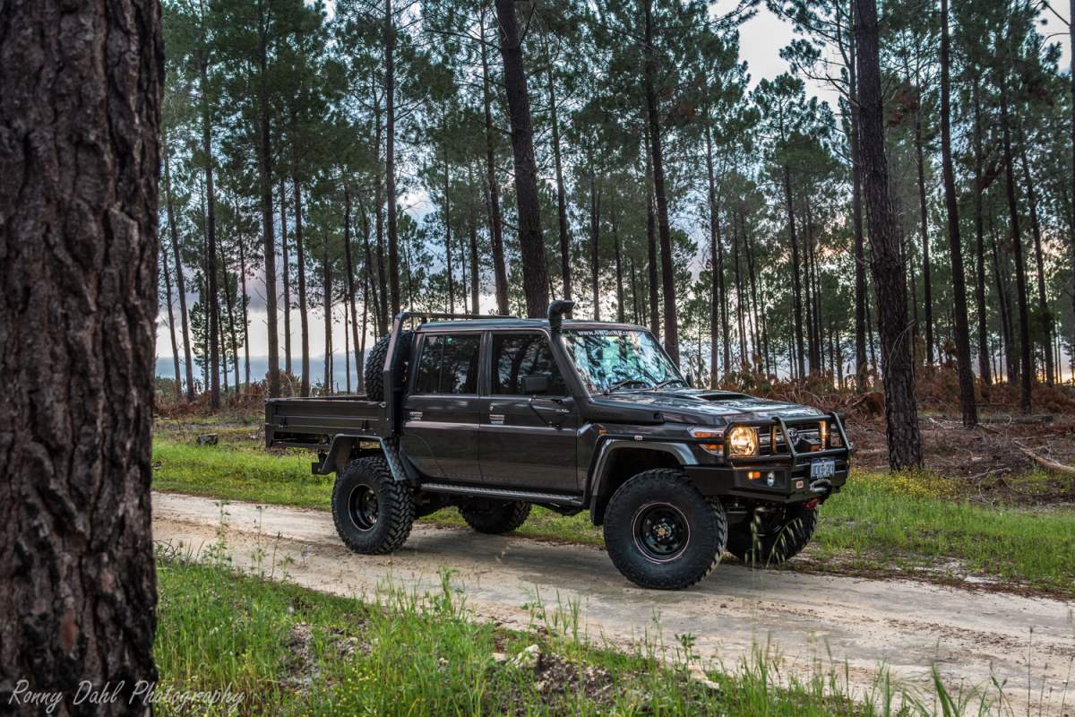 done up toyota landcruiser ute #4