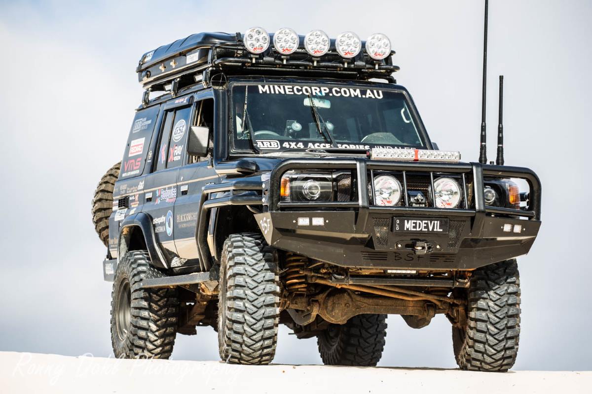 76 series Landcruiser, Modified. 