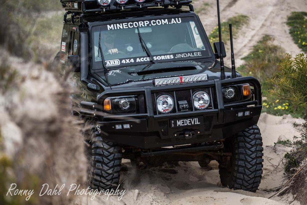 76 series Landcruiser, Modified. 