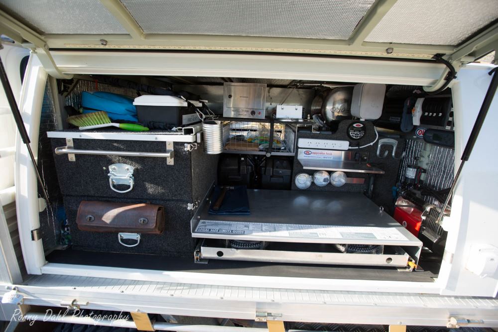 Kitchen Setup On Camper Door Kitchen Setup On Camper Door