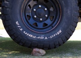 Tyre pressure rock 30psi