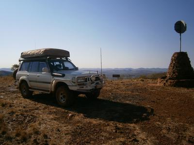 The summit and surveyors cairn.