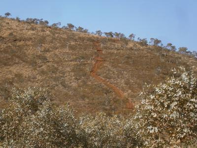 The beginning of the climb.