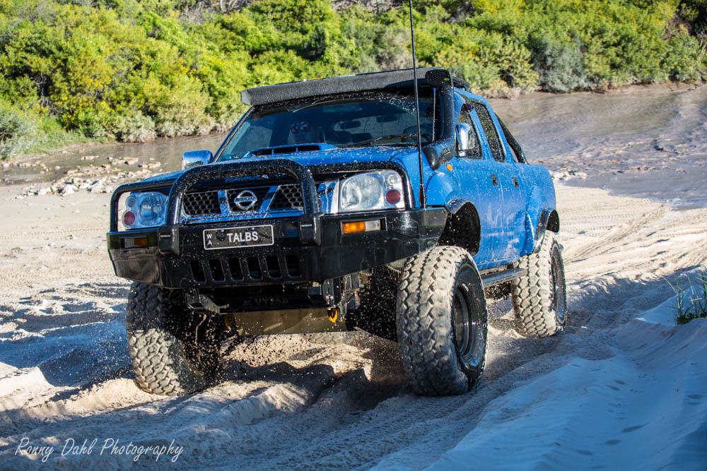 Modified Nissan Navara D22. 