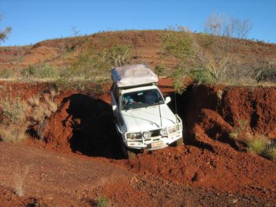 Off road in the Pilbara.