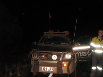 Buggered BFG Mud terrain ~ Lucky break.