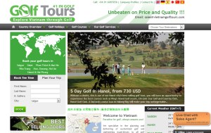 Vietnamgolftours's Webside.
