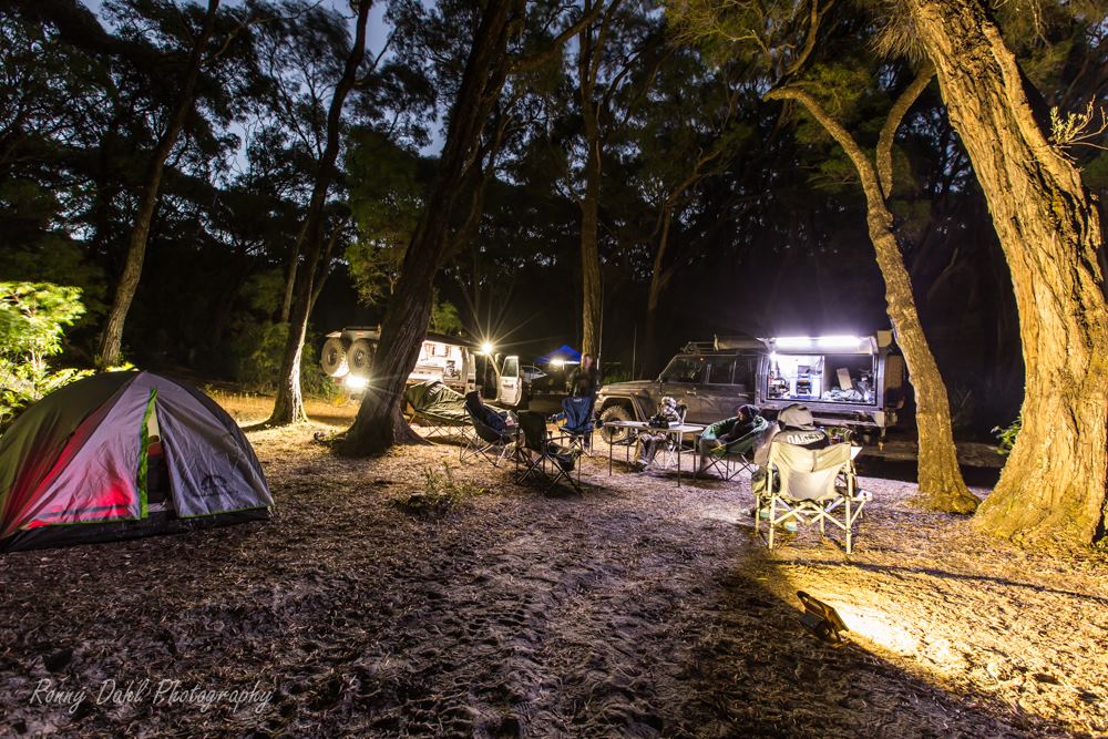 Night camp.
