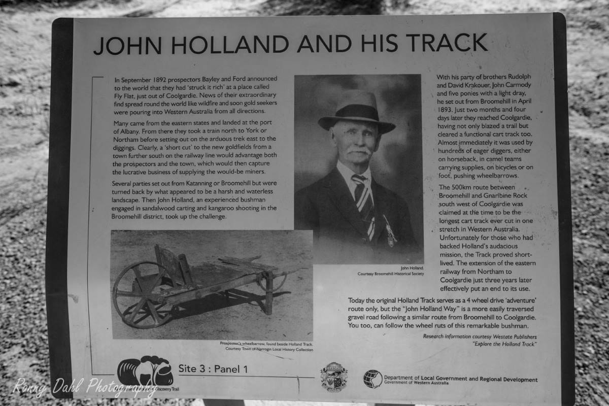John Holland and his track.